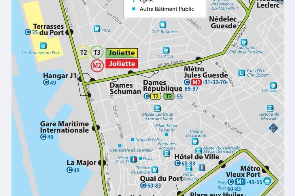 A 10 Minutes De La Plage, Charmant Studio De 25 M² Marsella Exterior foto